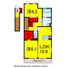 総武本線/佐倉駅 徒歩13分 2階 築12年 2LDKの間取り