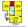 総武本線/佐倉駅 徒歩5分 1階 築11年 2LDKの間取り