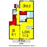総武本線/四街道駅 バス:10分:停歩3分 1階 築12年 2LDKの間取り