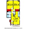 総武本線/四街道駅 徒歩44分 1階 築12年 2LDKの間取り