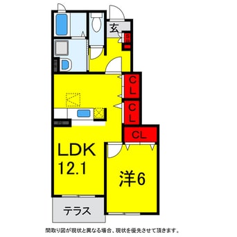 間取図 総武本線/四街道駅 徒歩20分 1階 築14年