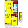総武本線/四街道駅 バス:5分:停歩3分 2階 築11年 2LDKの間取り