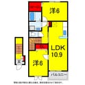 パル・ブローテＢの間取図