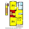 総武本線/四街道駅 バス:6分:停歩3分 2階 築10年 2LDKの間取り