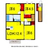 総武本線/佐倉駅 徒歩8分 2階 築11年 3LDKの間取り