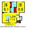 総武本線/四街道駅 徒歩25分 1階 築10年 2LDKの間取り