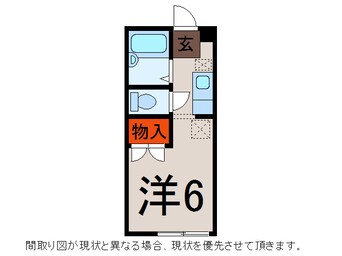 間取図 総武本線/四街道駅 バス7分六方新田下車:停歩8分 1階 築30年