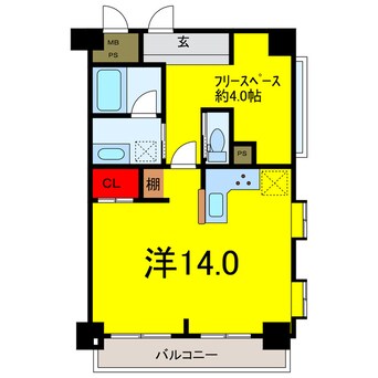 間取図 総武本線/四街道駅 バス10分技能センター入口下車:停歩2分 5階 築31年