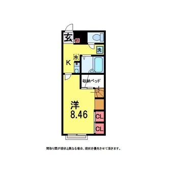 間取図 京成本線/京成臼井駅 バス10分聖隷佐倉市民病院入口下車:停歩3分 1階 築22年