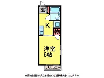 間取図 京成本線/京成佐倉駅 徒歩2分 1階 築33年