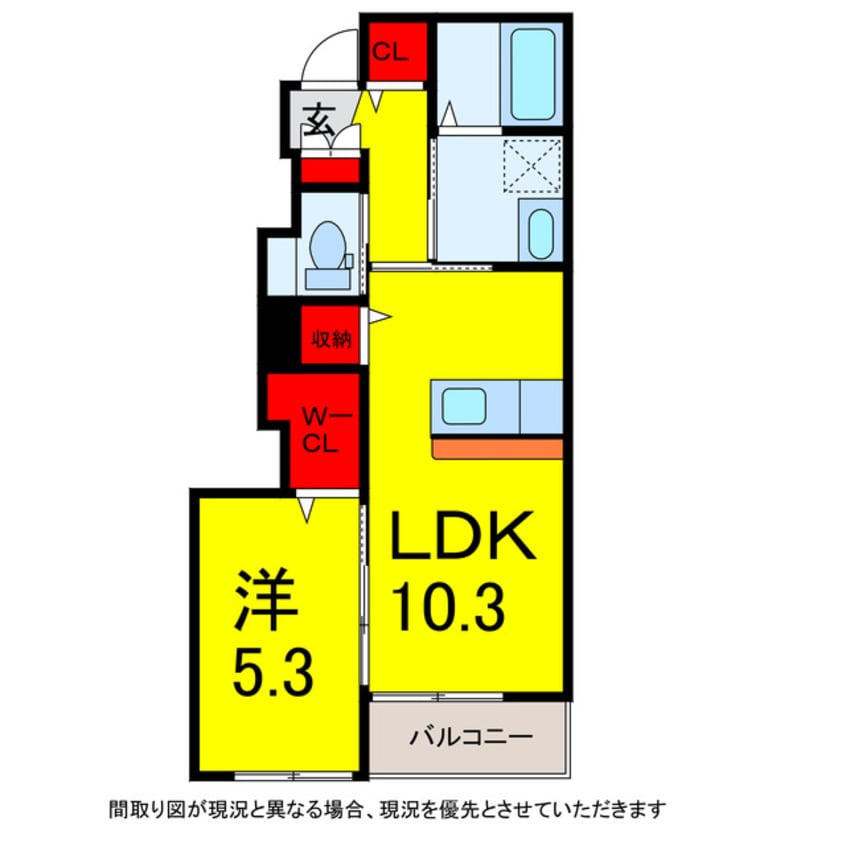 間取図 総武本線/物井駅 徒歩11分 1階 築10年