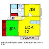 総武本線/四街道駅 徒歩18分 1階 築31年 2LDKの間取り