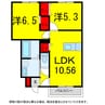 総武本線/四街道駅 徒歩20分 1階 築9年 2LDKの間取り