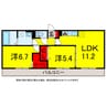 総武本線/佐倉駅 徒歩10分 3階 築8年 2LDKの間取り
