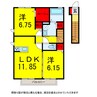 総武本線/四街道駅 バス:11分:停歩2分 2階 築7年 2LDKの間取り