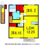 総武本線/物井駅 徒歩5分 2階 築7年 2LDKの間取り