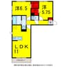 総武本線/四街道駅 バス:20分:停歩5分 3階 築7年 2LDKの間取り