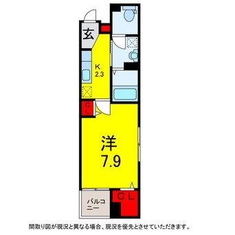 間取図 総武本線/四街道駅 徒歩2分 3階 築6年