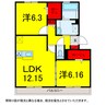 京成本線/京成臼井駅 徒歩19分 3階 築7年 2LDKの間取り