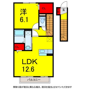 間取図 京成本線/京成佐倉駅 徒歩3分 2階 築13年