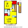 京成本線/京成佐倉駅 徒歩3分 2階 築13年 1LDKの間取り