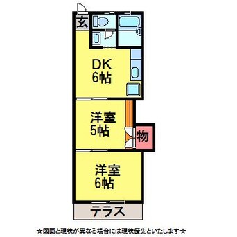 間取図 京成本線/ユーカリが丘駅 徒歩4分 2階 築36年