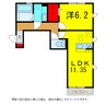 総武本線/佐倉駅 徒歩13分 2階 築5年 1LDKの間取り