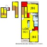 総武本線/四街道駅 徒歩15分 3階 築6年 2LDKの間取り