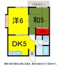 京成本線/京成臼井駅 徒歩17分 1階 築32年 2DKの間取り
