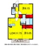 総武本線/佐倉駅 徒歩7分 1階 築8年 2LDKの間取り