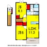 京成本線/京成臼井駅 徒歩26分 2階 築11年 2LDKの間取り