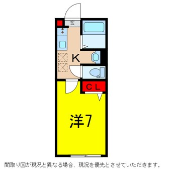 間取図 総武本線/佐倉駅 徒歩14分 2階 築8年