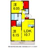 京成本線/京成臼井駅 徒歩9分 1階 築7年 2LDKの間取り