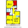 総武本線/四街道駅 徒歩11分 3階 築6年 2LDKの間取り