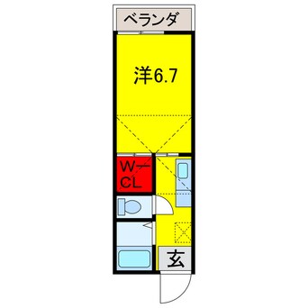 間取図 総武本線/四街道駅 徒歩18分 2階 築20年