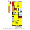 京成本線/京成佐倉駅 徒歩19分 2階 築9年 1LDKの間取り