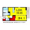 京成本線/京成臼井駅 徒歩10分 2階 築4年 1LDKの間取り