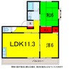 総武本線/四街道駅 バス:4分:停歩10分 1階 築32年 2LDKの間取り
