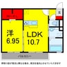 総武本線/佐倉駅 徒歩10分 2階 築7年 1LDKの間取り
