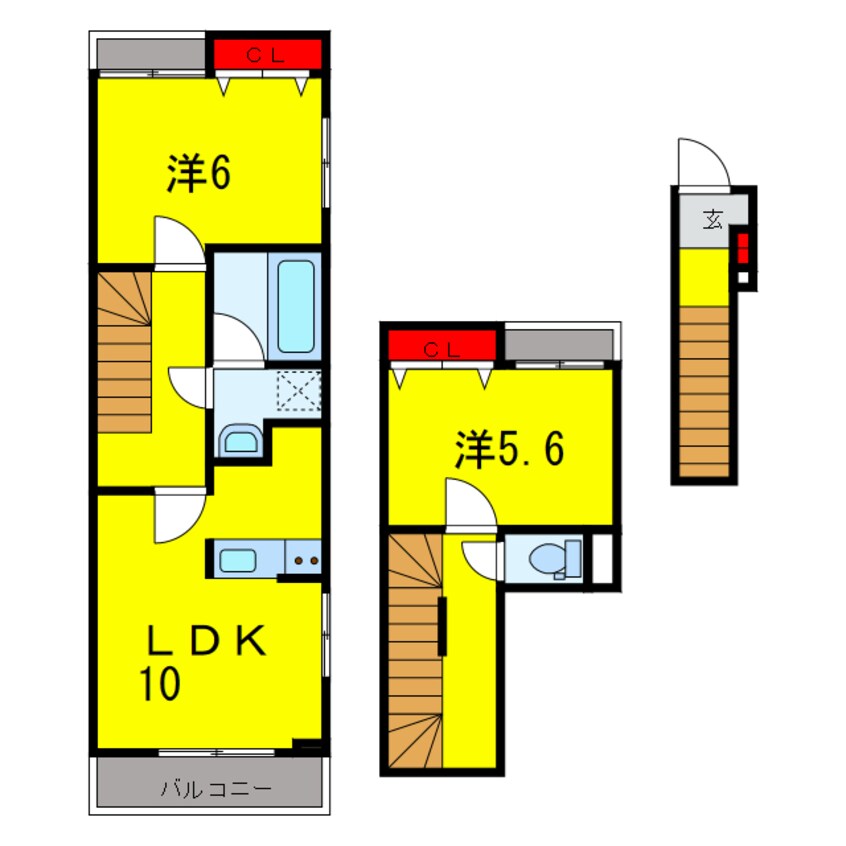 間取図 総武本線/四街道駅 バス7分ポリテクセンター千葉下車:停歩3分 2階 築4年