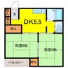 総武本線/四街道駅 徒歩17分 2階 築31年 2DKの間取り