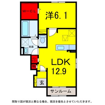 間取図 京成本線/京成臼井駅 徒歩15分 1階 築3年