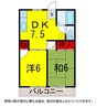 京成本線/京成臼井駅 徒歩11分 2階 築37年 2DKの間取り