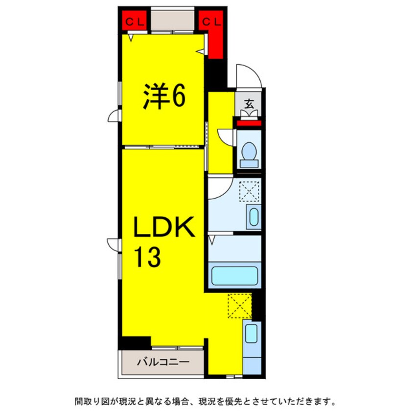 間取図 京成本線/京成佐倉駅 徒歩9分 3階 築3年