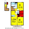 総武本線/佐倉駅 徒歩6分 2階 築4年 2LDKの間取り