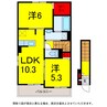 京成本線/京成臼井駅 バス:9分:停歩5分 2階 築4年 2LDKの間取り