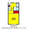 京成本線/勝田台駅 徒歩20分 2階 築28年 1Kの間取り