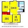 京成本線/ユーカリが丘駅 徒歩18分 1階 築34年 3DKの間取り