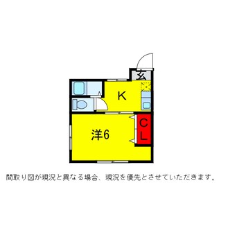 間取図 成田線/佐倉駅 徒歩18分 2階 築25年