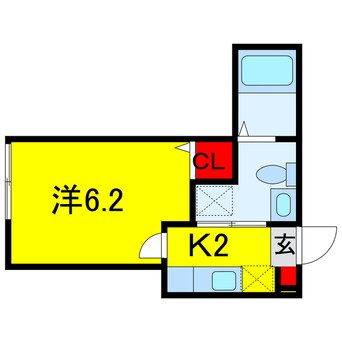 間取図 京成本線/京成佐倉駅 徒歩11分 1階 築8年